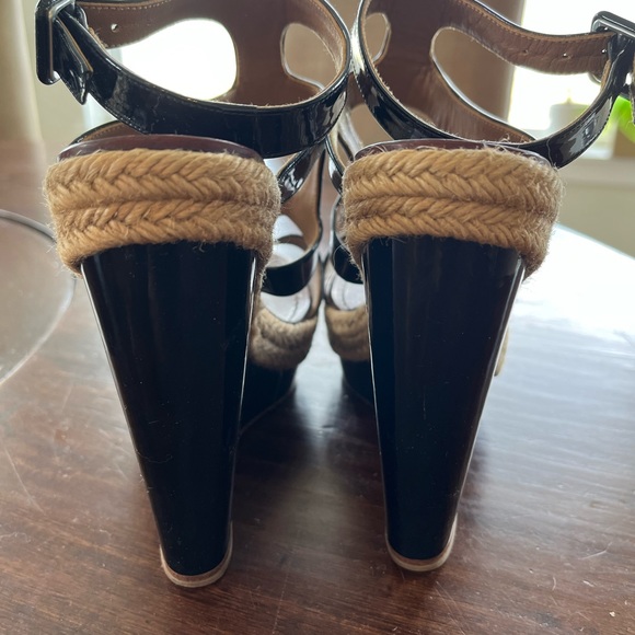 Louboutin Espadrille Patent Wedges - Picture 5 of 5